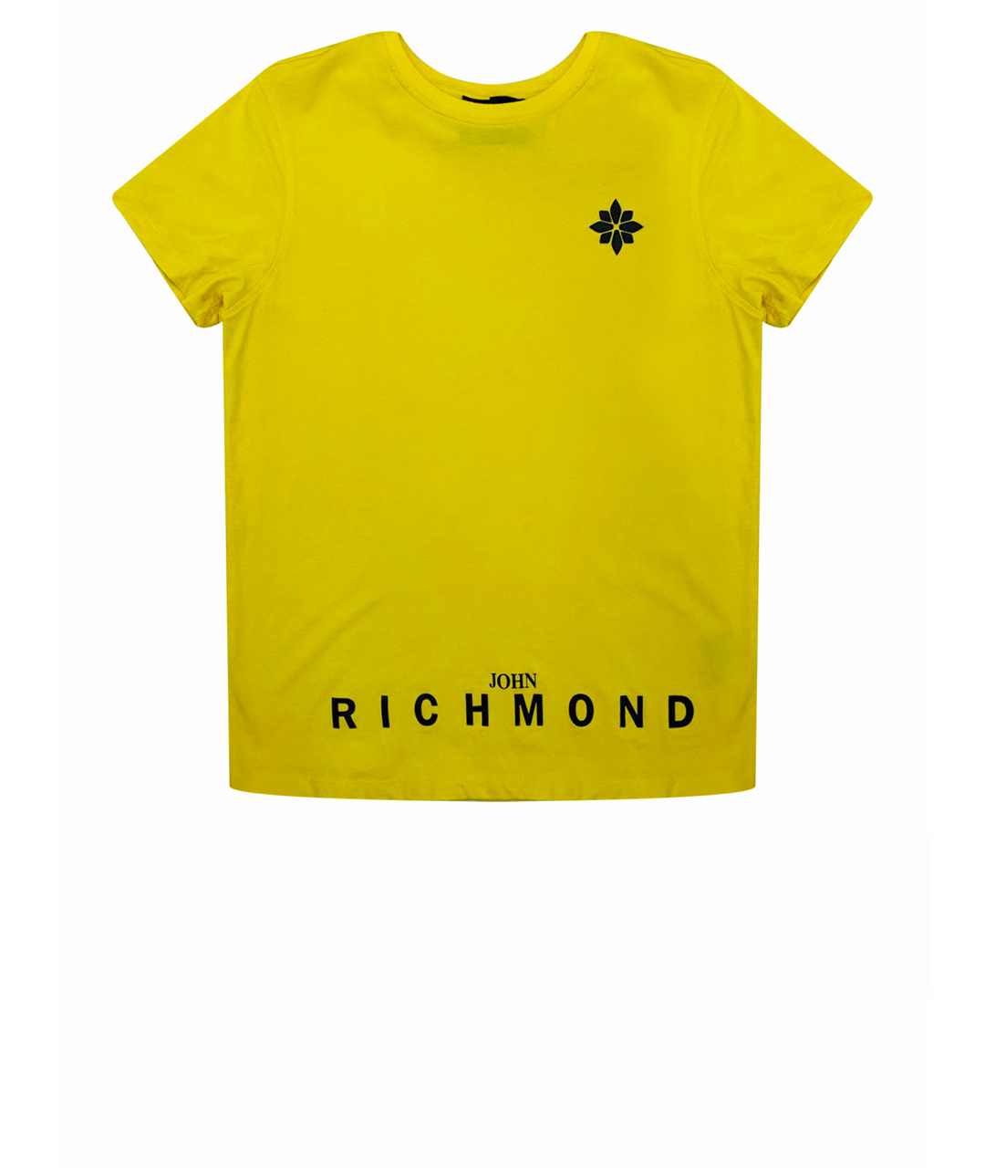 JOHN RICHMOND JUNIOR Желтая хлопковая детская футболка, фото 1