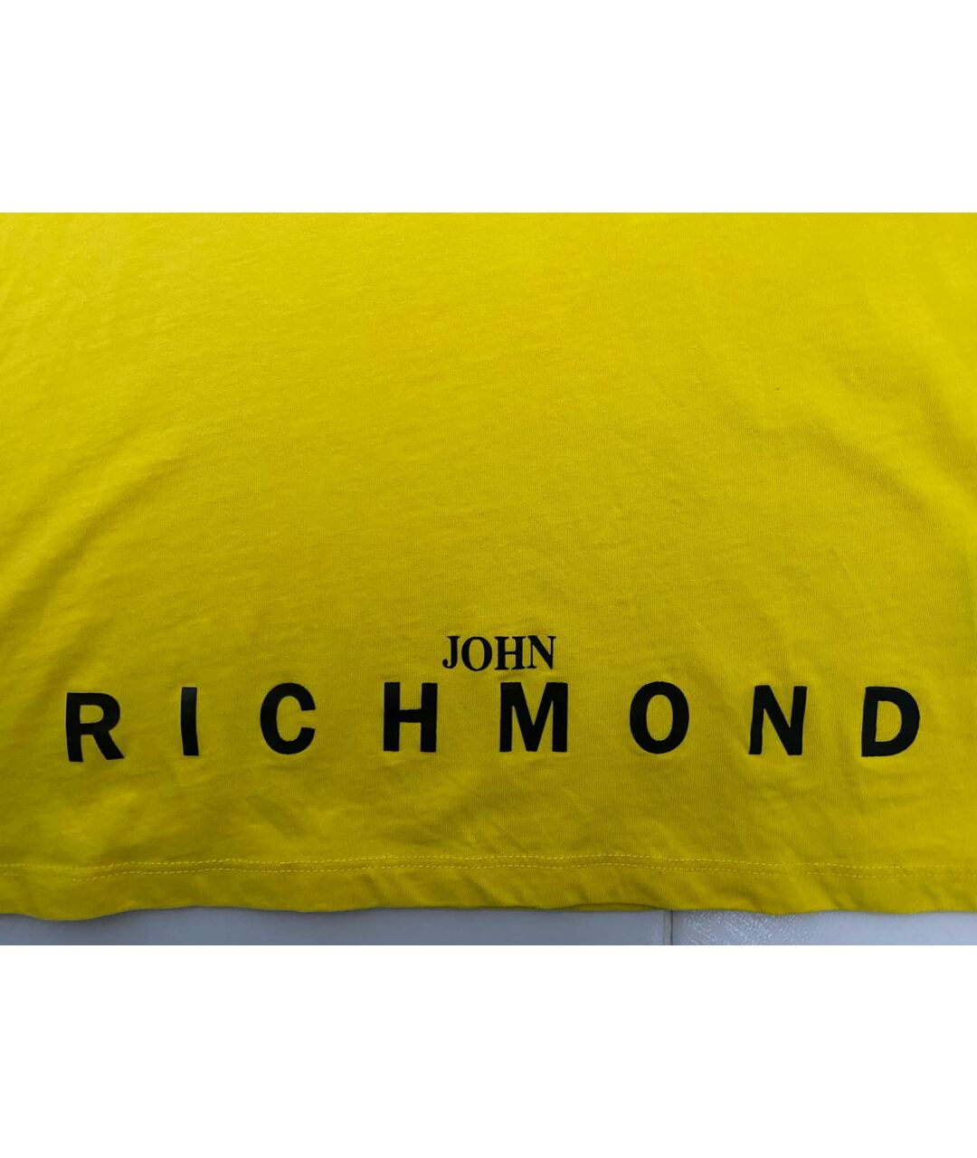 JOHN RICHMOND JUNIOR Желтая хлопковая детская футболка, фото 5
