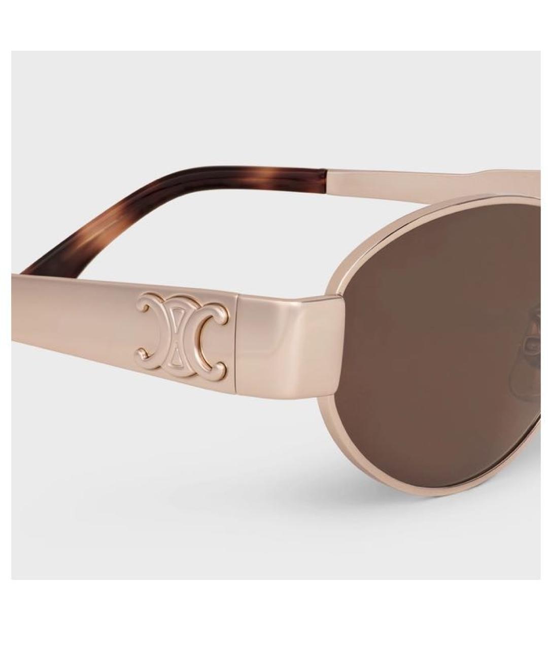 CELINE PRE-OWNED Розовые солнцезащитные очки, фото 2