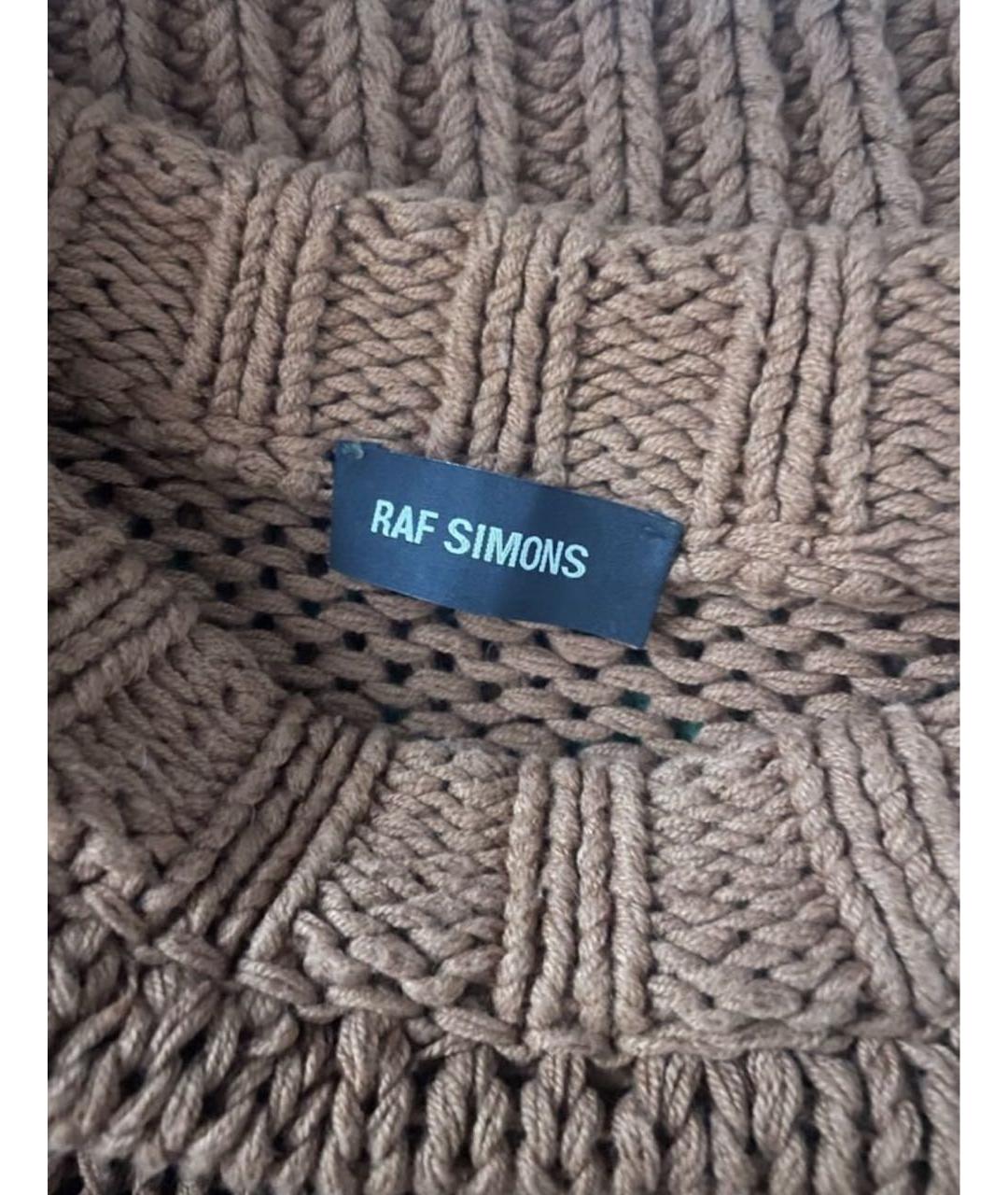 RAF SIMONS Оранжевый шерстяной джемпер / свитер, фото 3