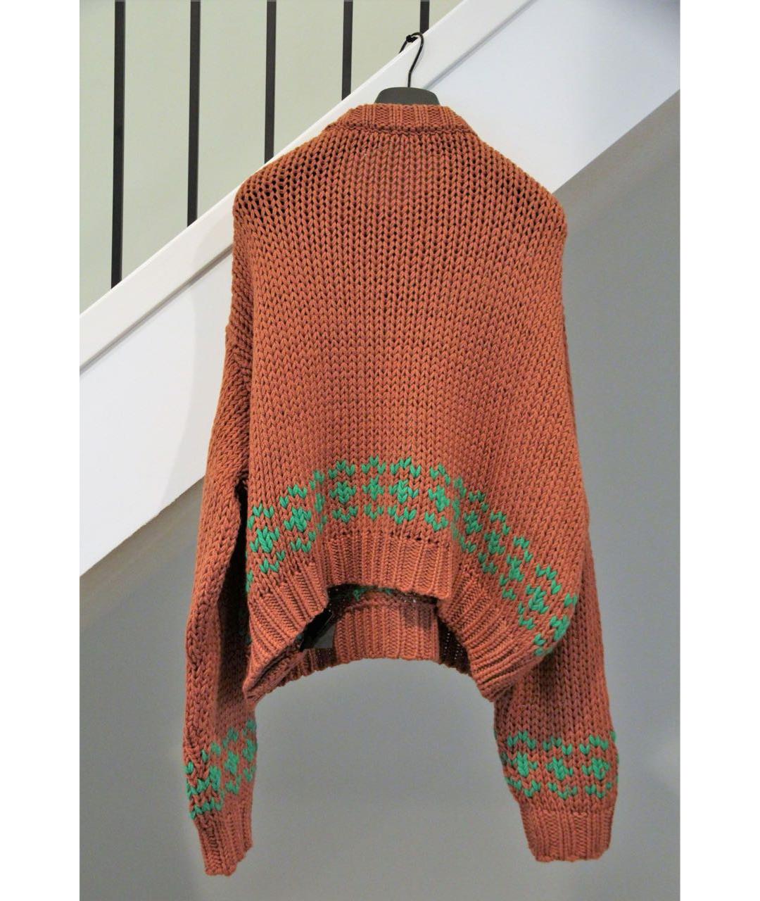 RAF SIMONS Оранжевый шерстяной джемпер / свитер, фото 2