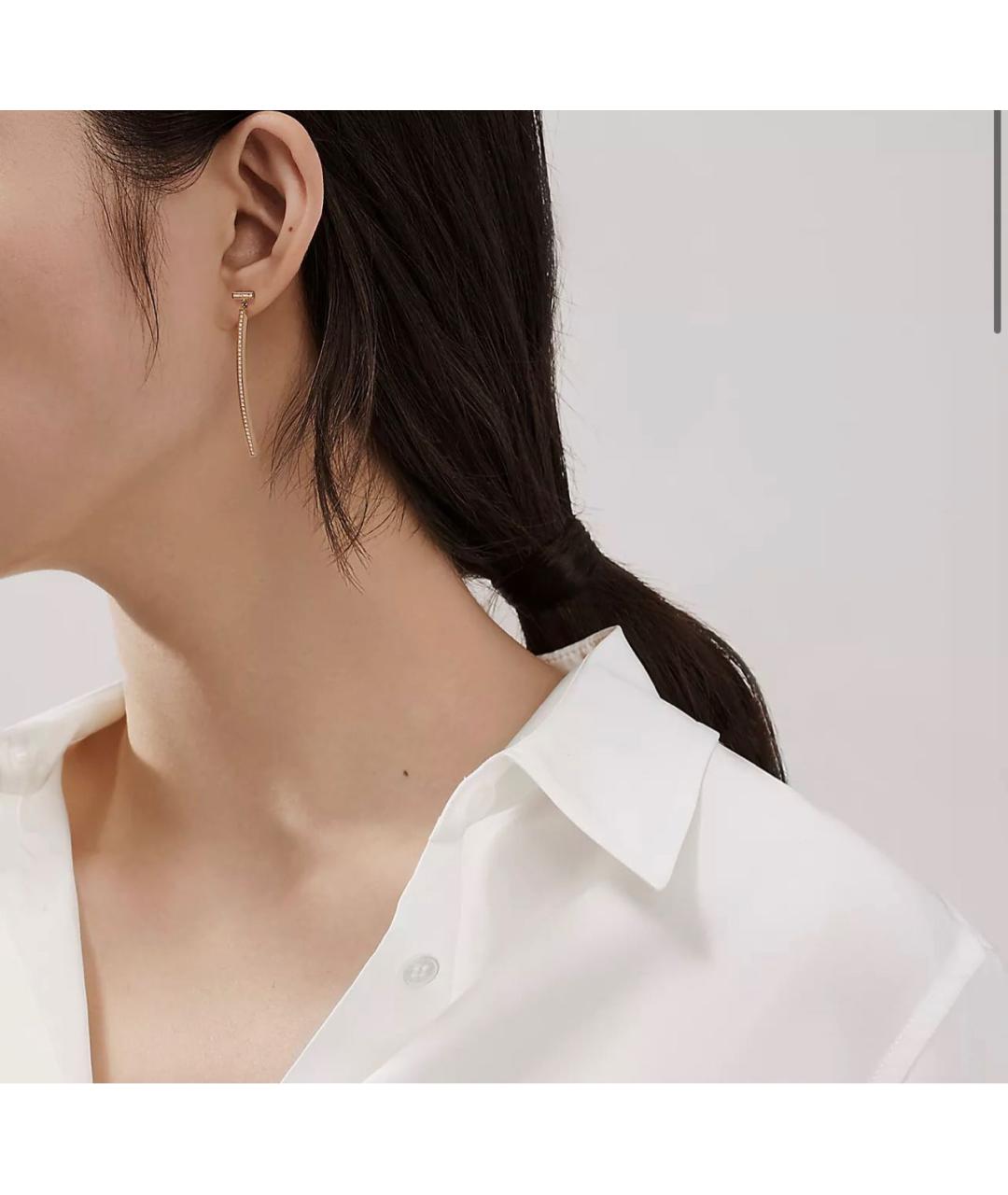 TIFFANY&CO Золотые серьги из желтого золота, фото 4