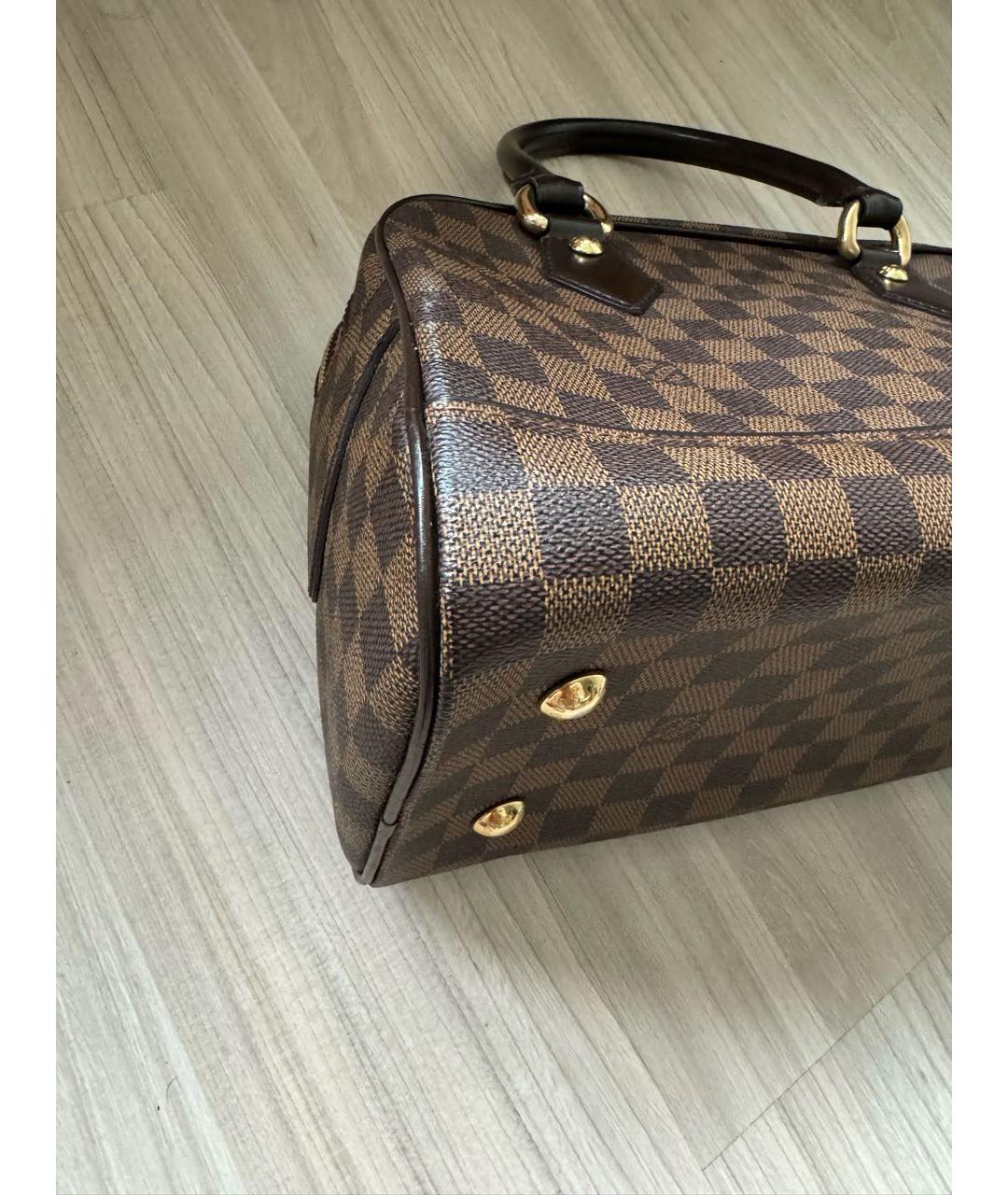 LOUIS VUITTON PRE-OWNED Коричневая сумка с короткими ручками, фото 6