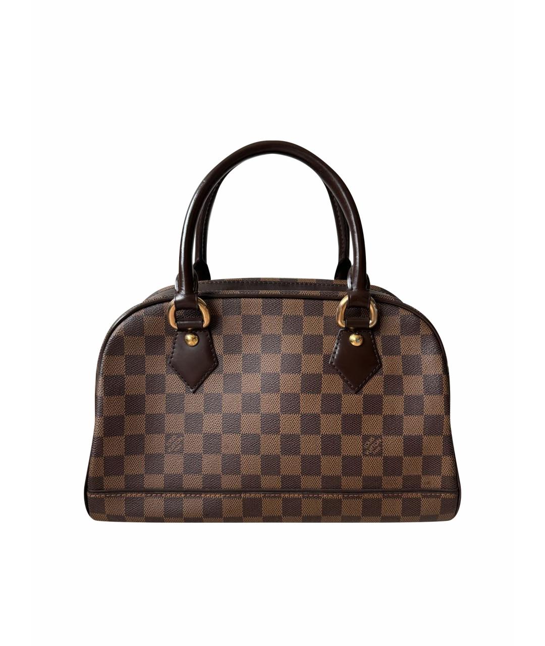 LOUIS VUITTON PRE-OWNED Коричневая сумка с короткими ручками, фото 1