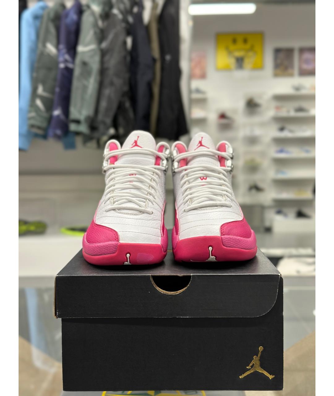 Pink air jordan retro 12 best sale