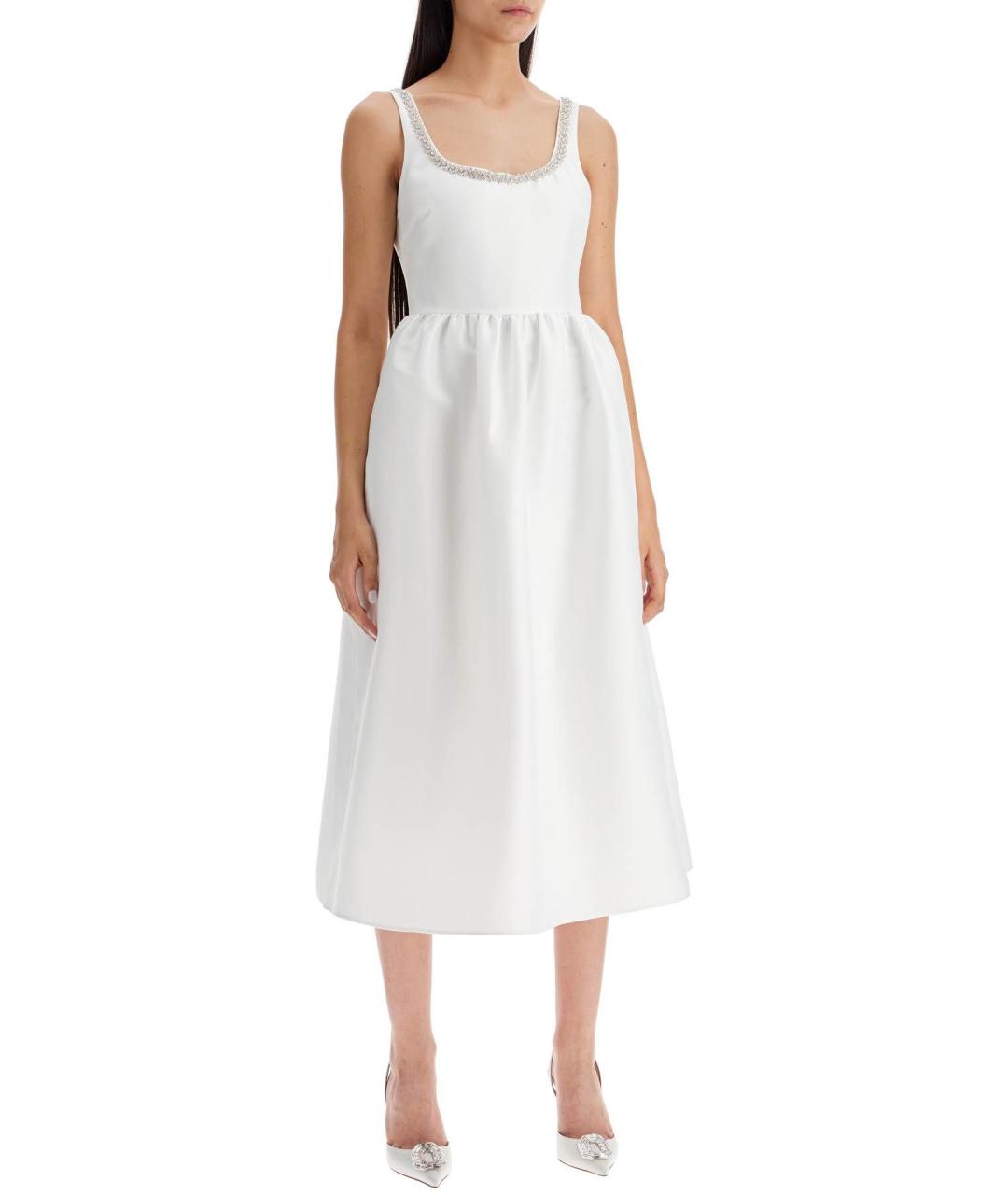 SELF-PORTRAIT Белое коктейльное платье, фото 4