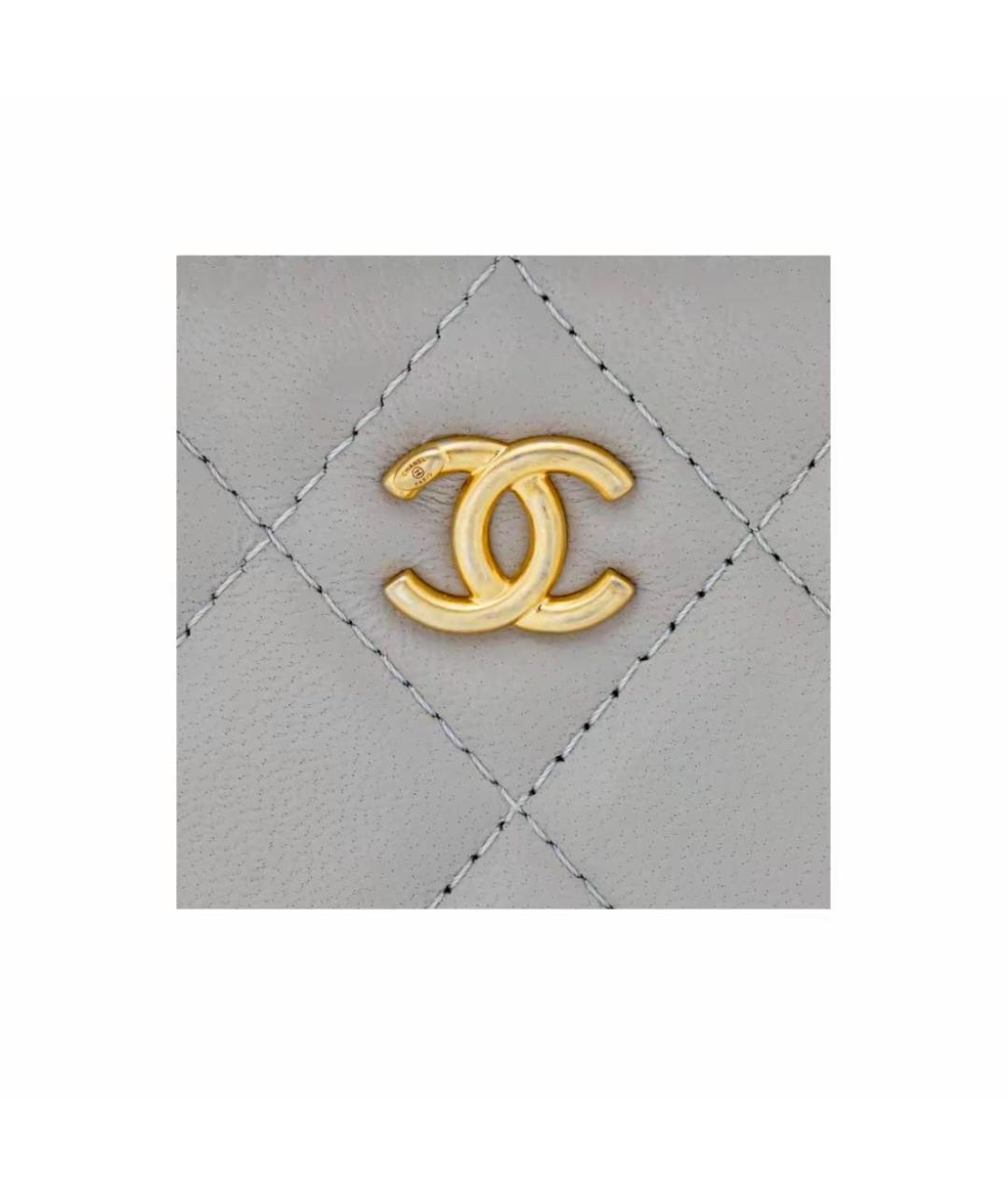 CHANEL PRE-OWNED Кожаная сумка через плечо, фото 4