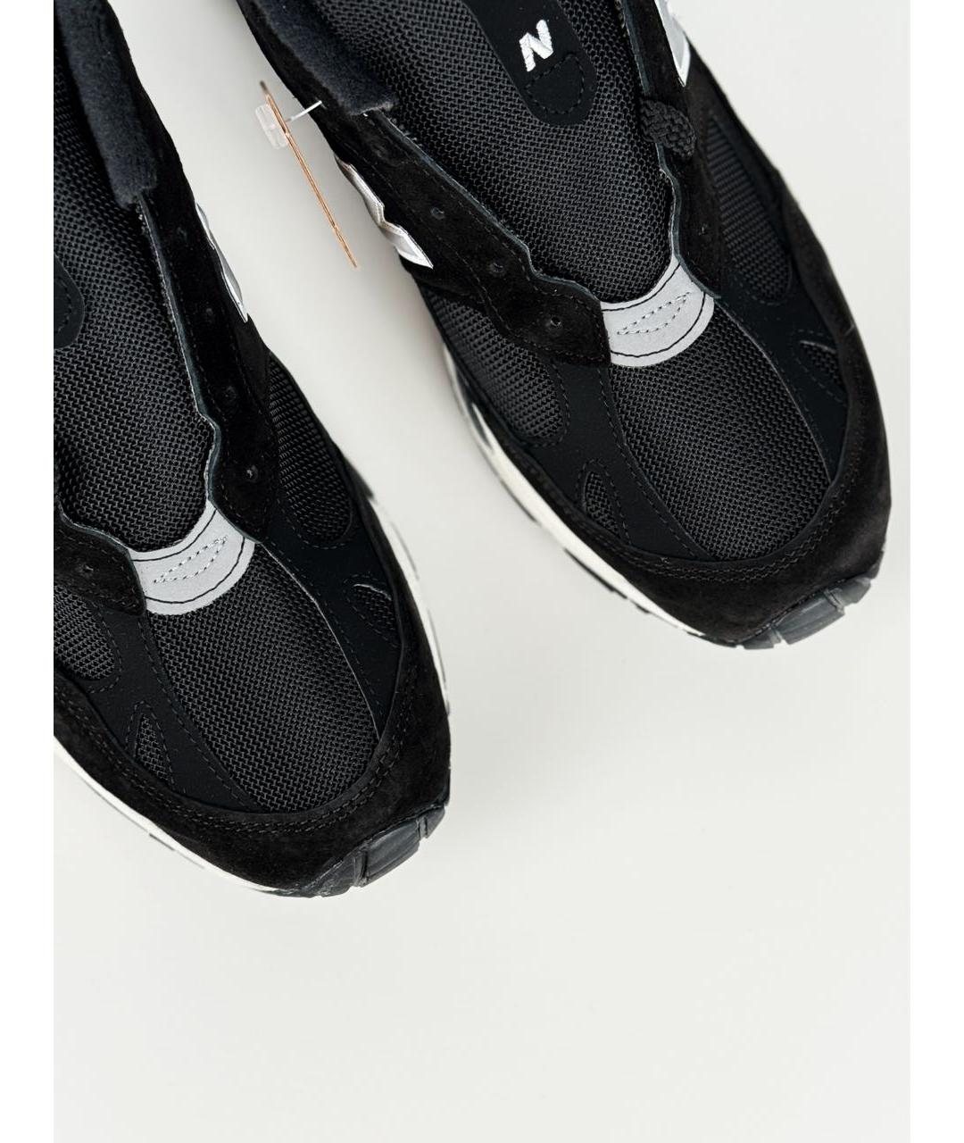 NEW BALANCE Черные нубуковые низкие кроссовки / кеды, фото 4