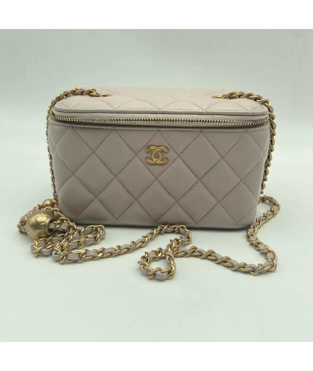 CHANEL PRE-OWNED Кожаная сумка через плечо, фото 2