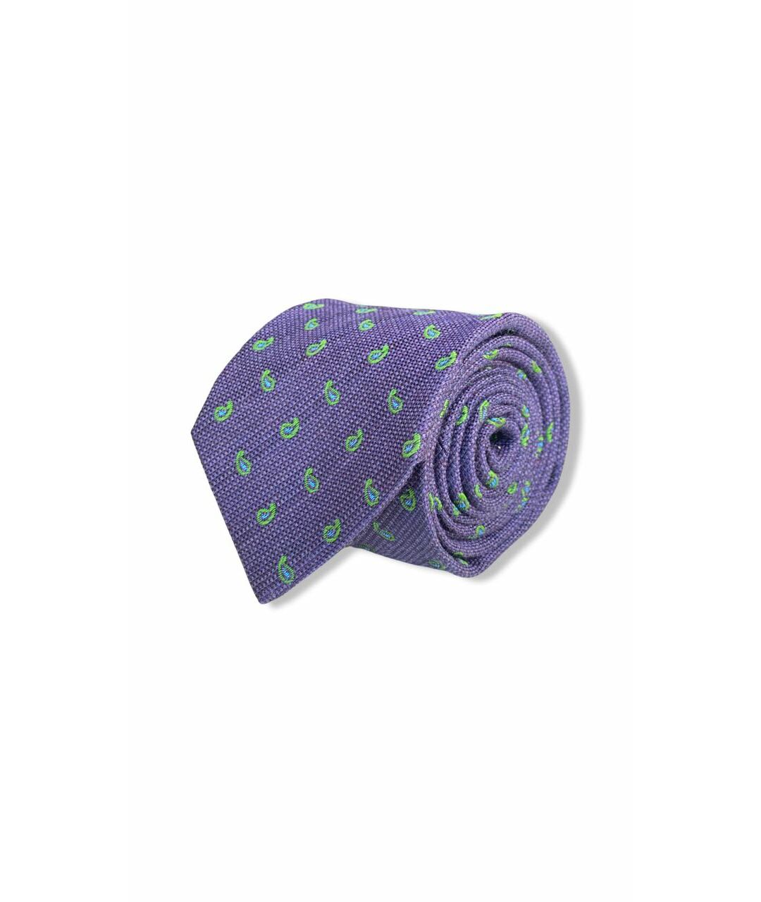 ETRO Фиолетовый тканевый галстук, фото 1