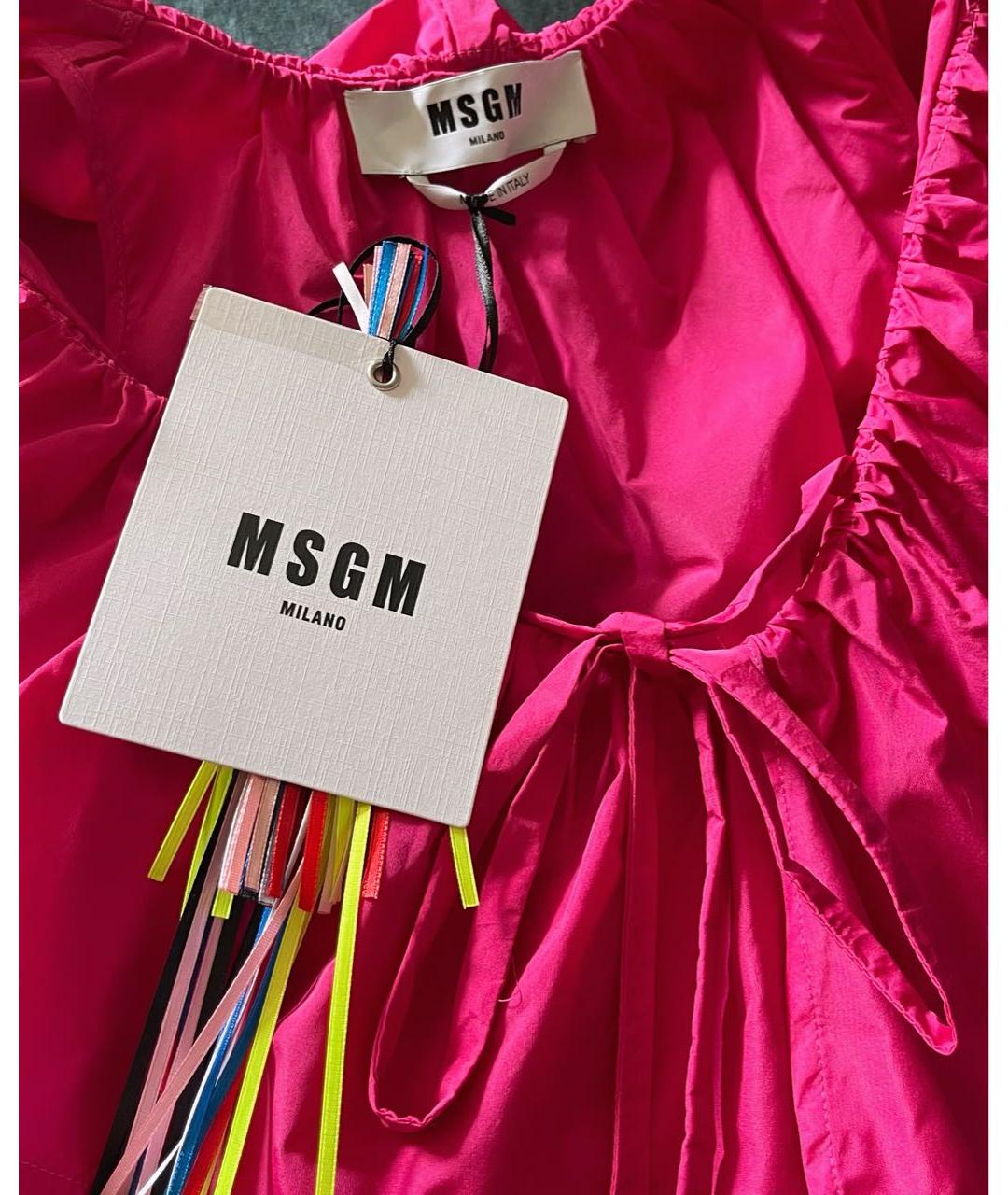 MSGM Фуксия полиэстеровая блузы, фото 3