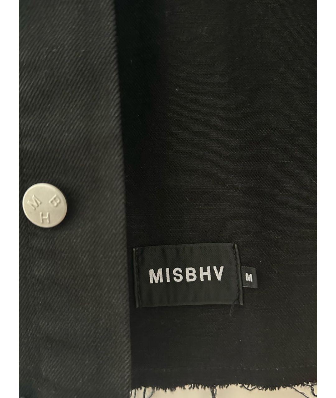 MISBHV Черная деним куртка, фото 4