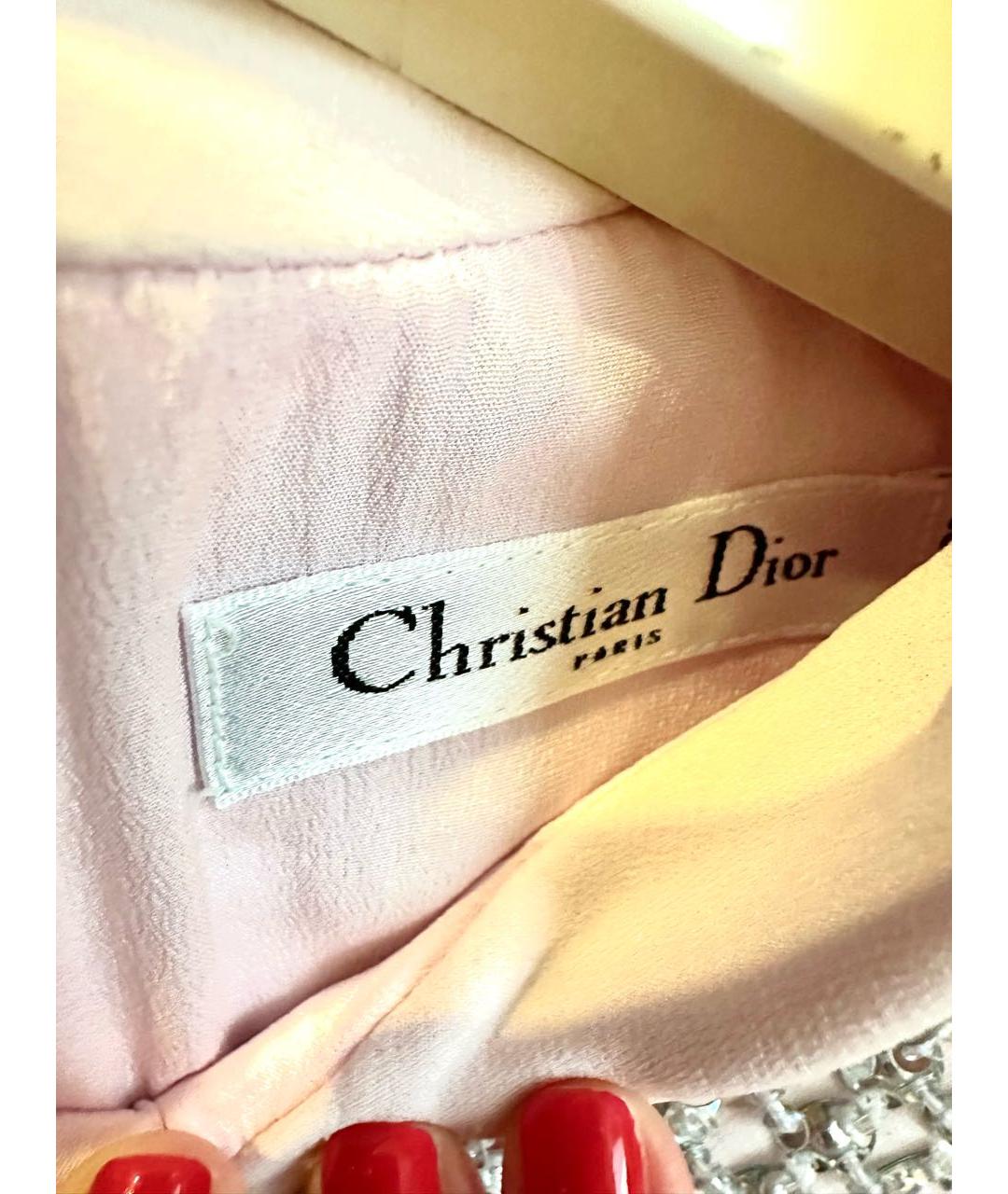 CHRISTIAN DIOR Розовое коктейльное платье, фото 3