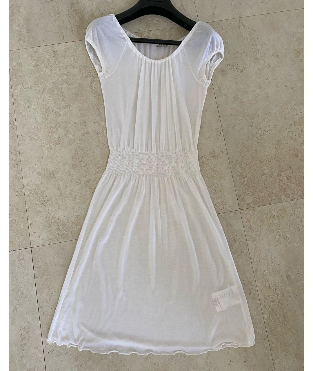 MIU MIU Белое повседневное платье, фото 8