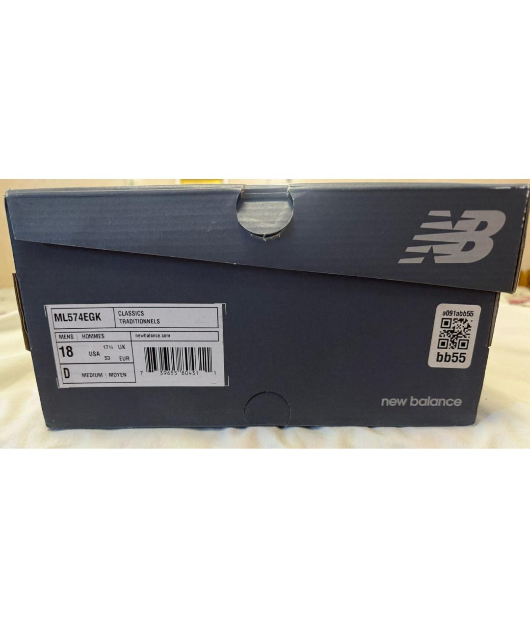NEW BALANCE Черные замшевые низкие кроссовки / кеды, фото 5