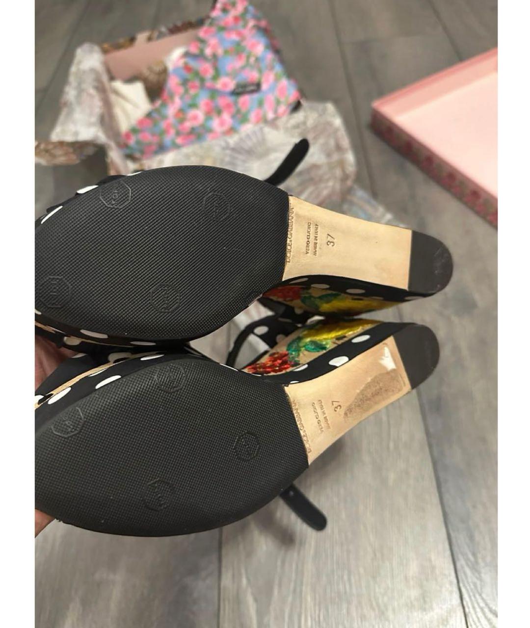 DOLCE&GABBANA Белые босоножки, фото 5