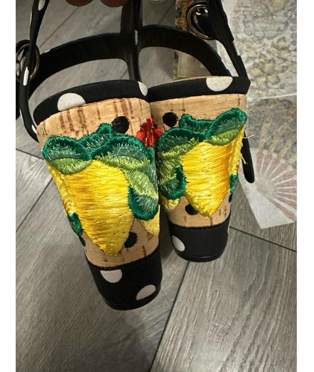 DOLCE&GABBANA Белые босоножки, фото 4