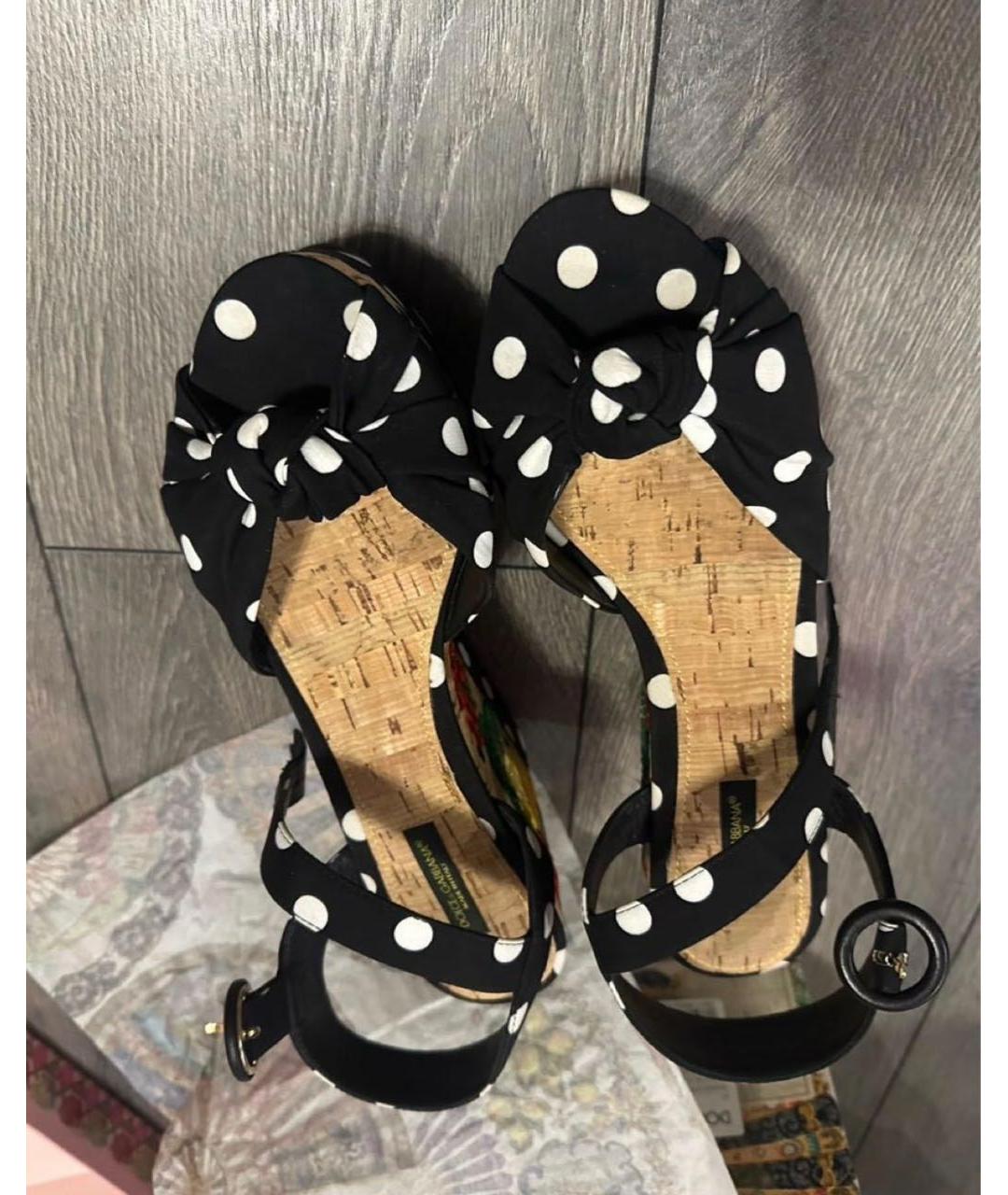 DOLCE&GABBANA Белые босоножки, фото 3