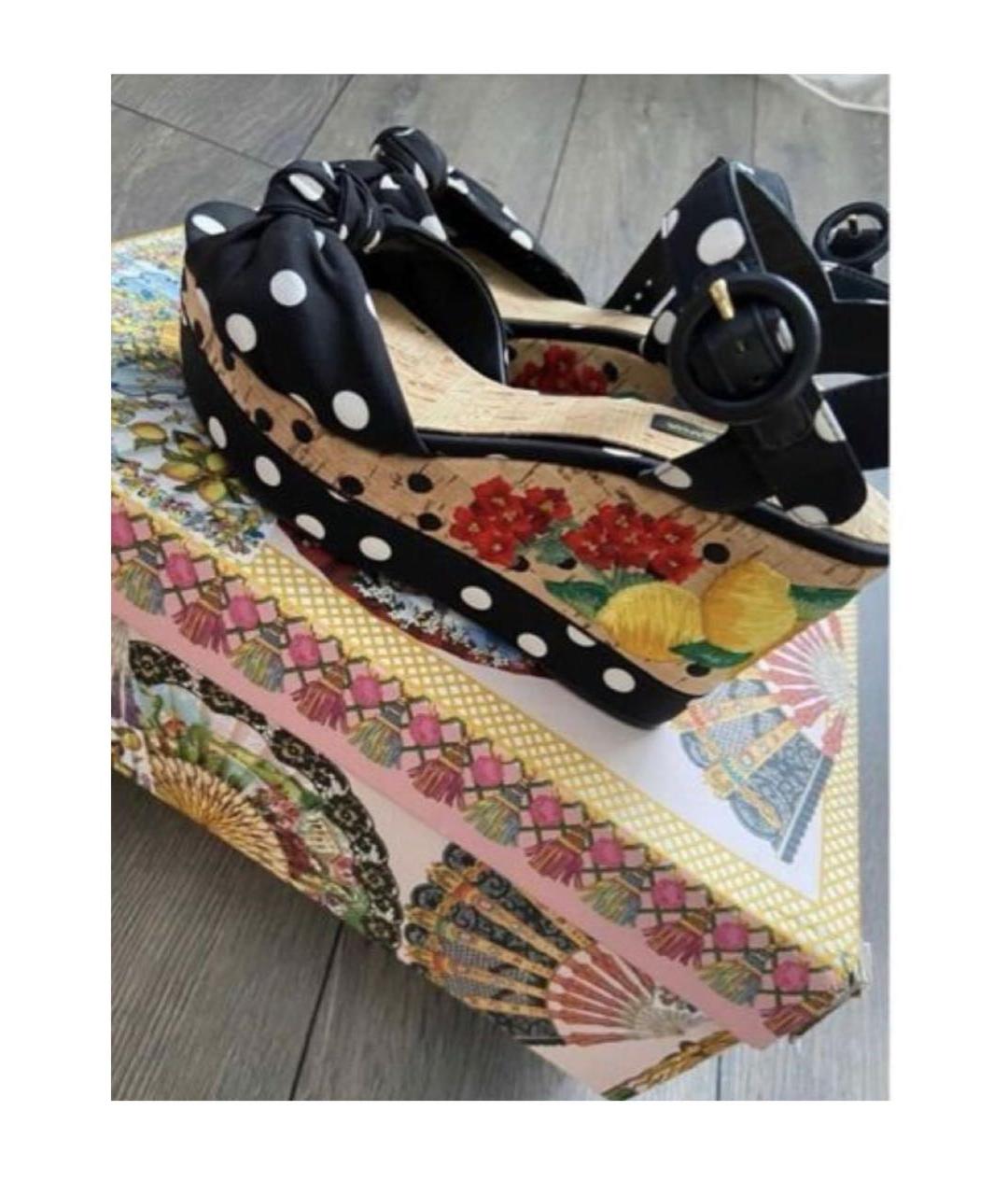 DOLCE&GABBANA Белые босоножки, фото 7