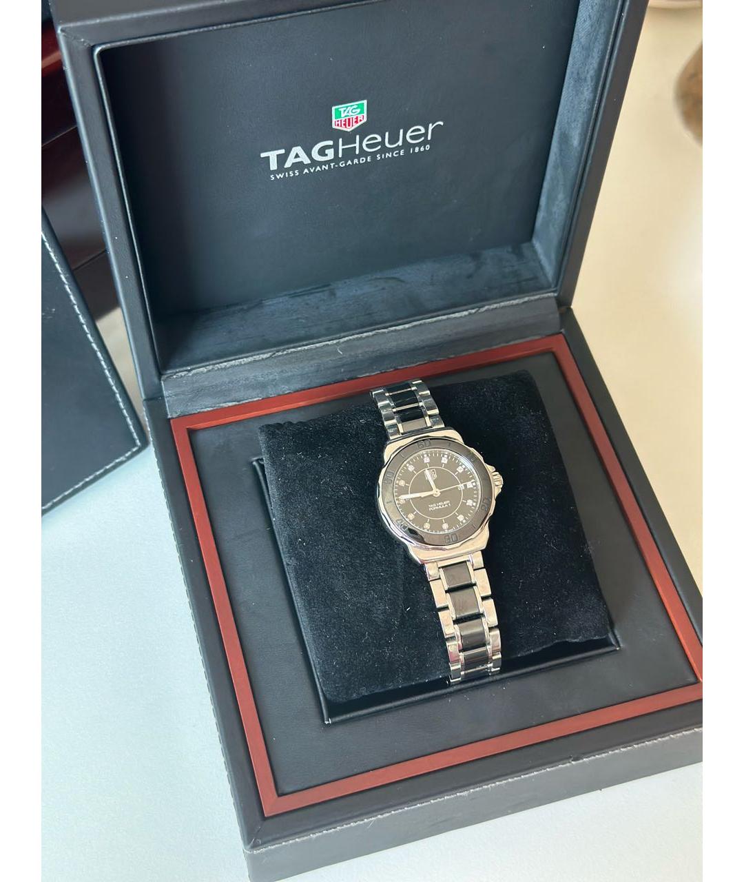 TAG HEUER Серебряные часы, фото 2