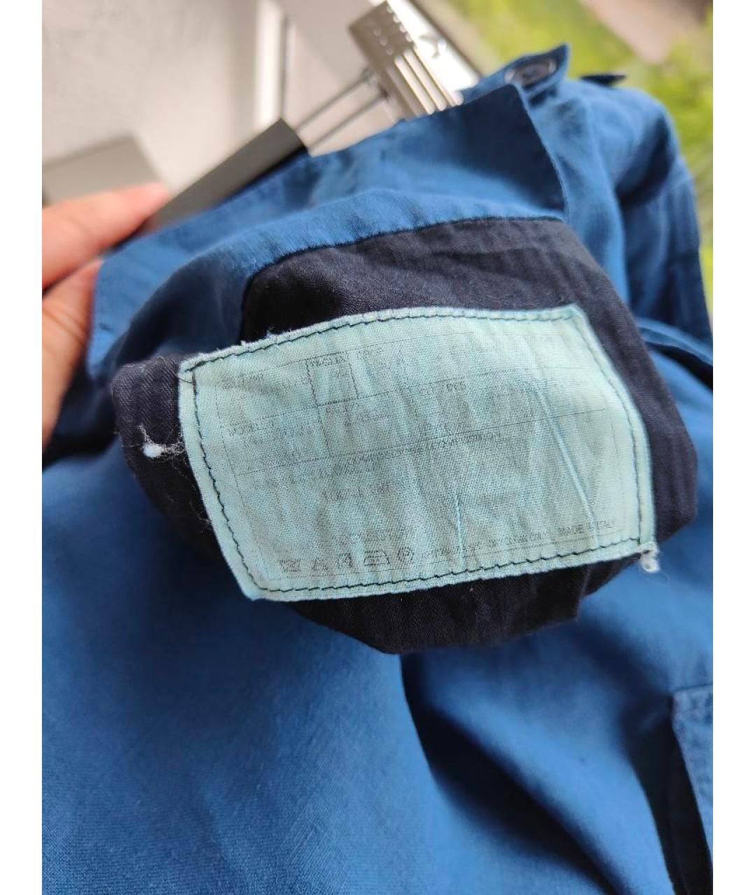 HERMES PRE-OWNED Синие льняные шорты, фото 9