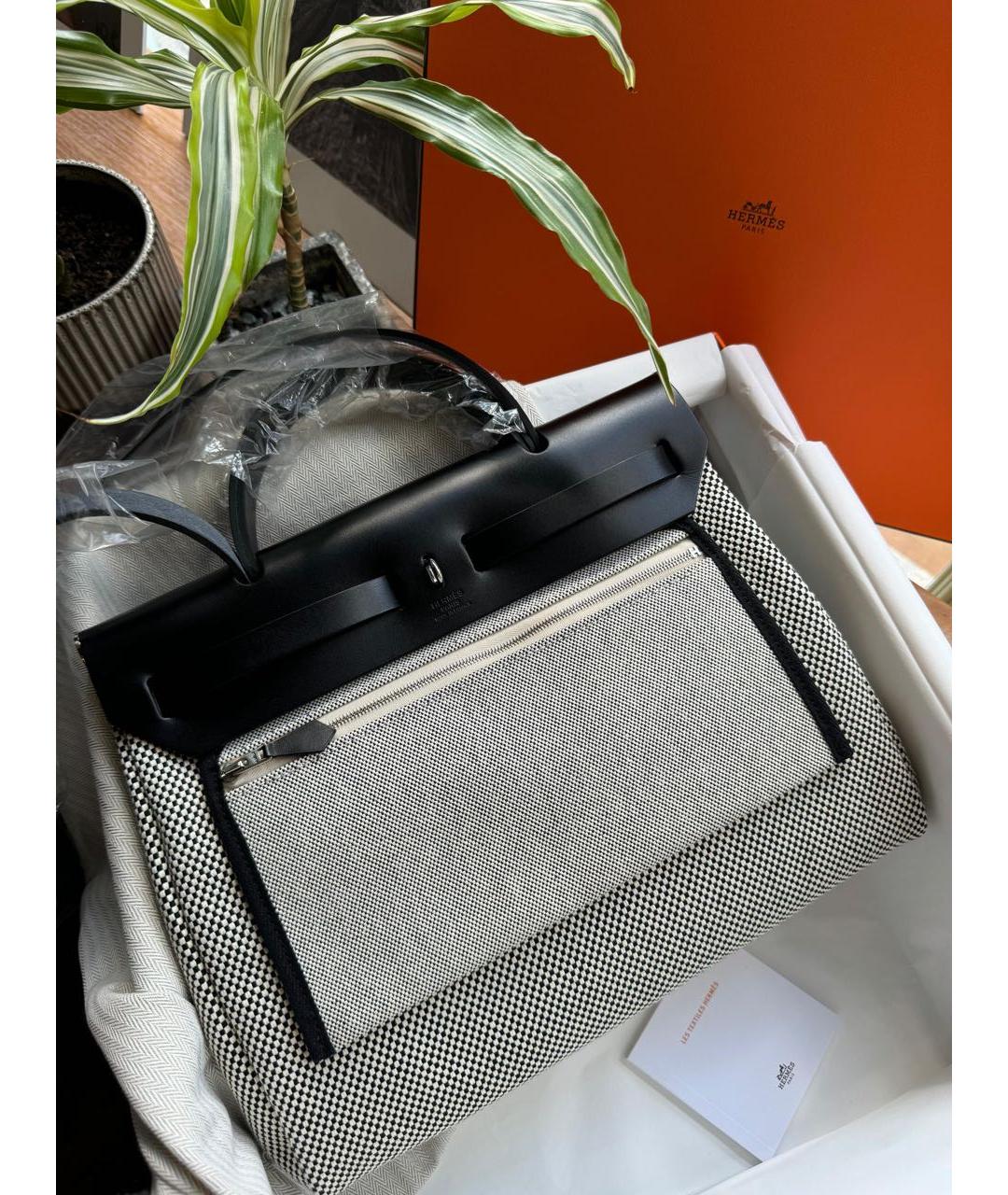 HERMES PRE-OWNED Тканевая сумка с короткими ручками, фото 2
