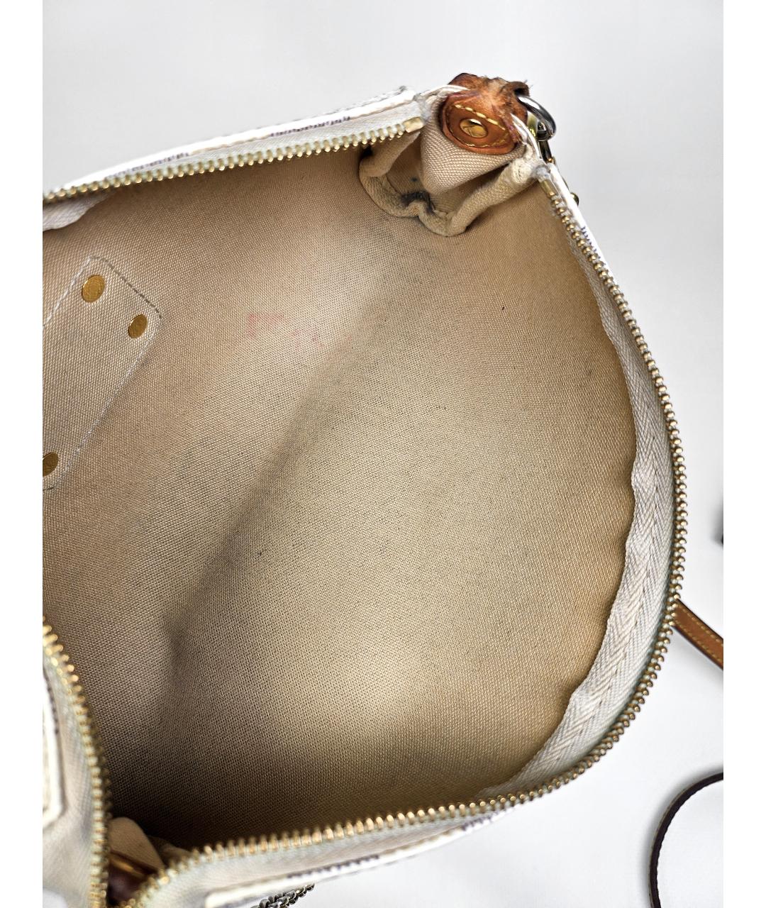 LOUIS VUITTON PRE-OWNED Белая сумка через плечо, фото 7