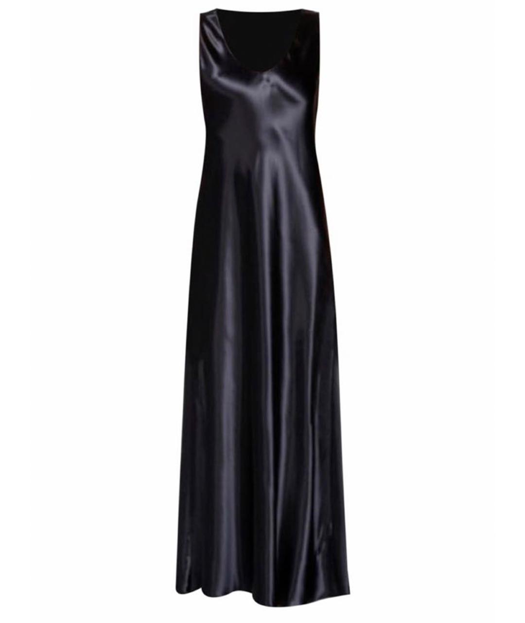 THE ROW Черное вискозное платье, фото 1