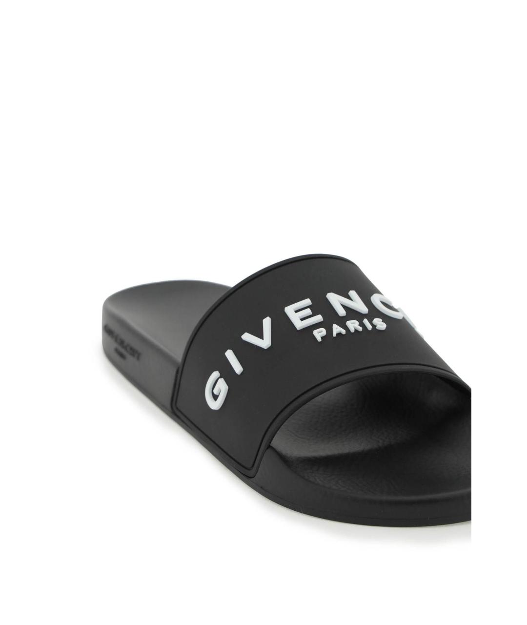 GIVENCHY Черные шлепанцы, фото 5