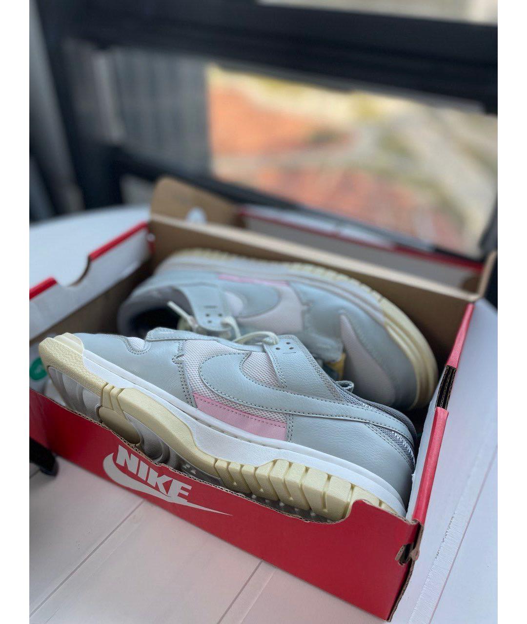 NIKE Серые низкие кроссовки / кеды, фото 6
