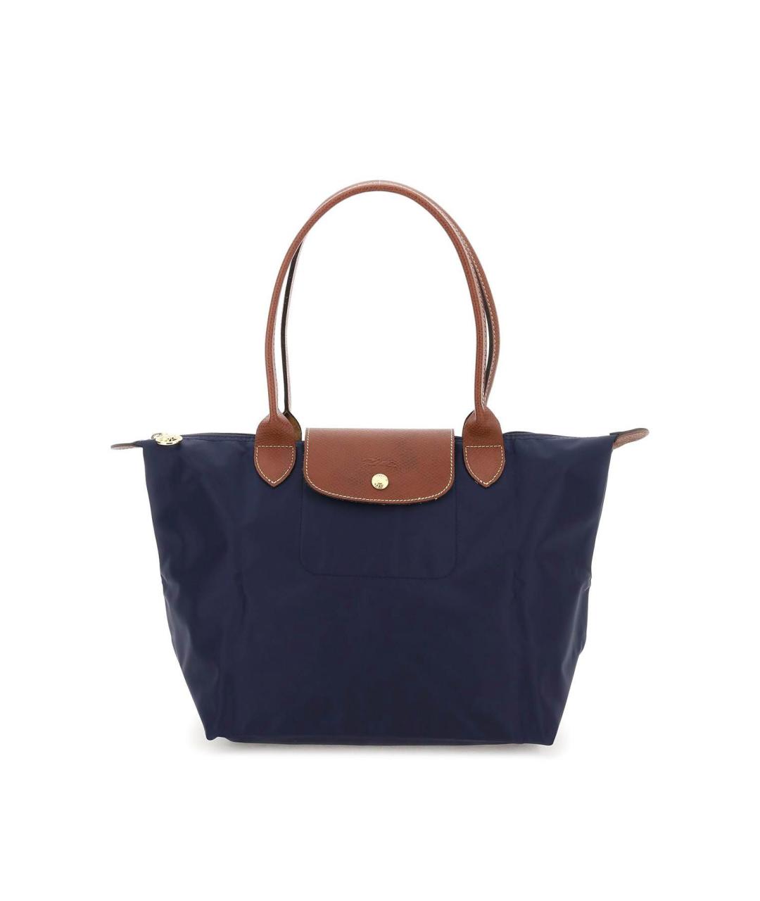 LONGCHAMP Темно-синяя сумка тоут, фото 2