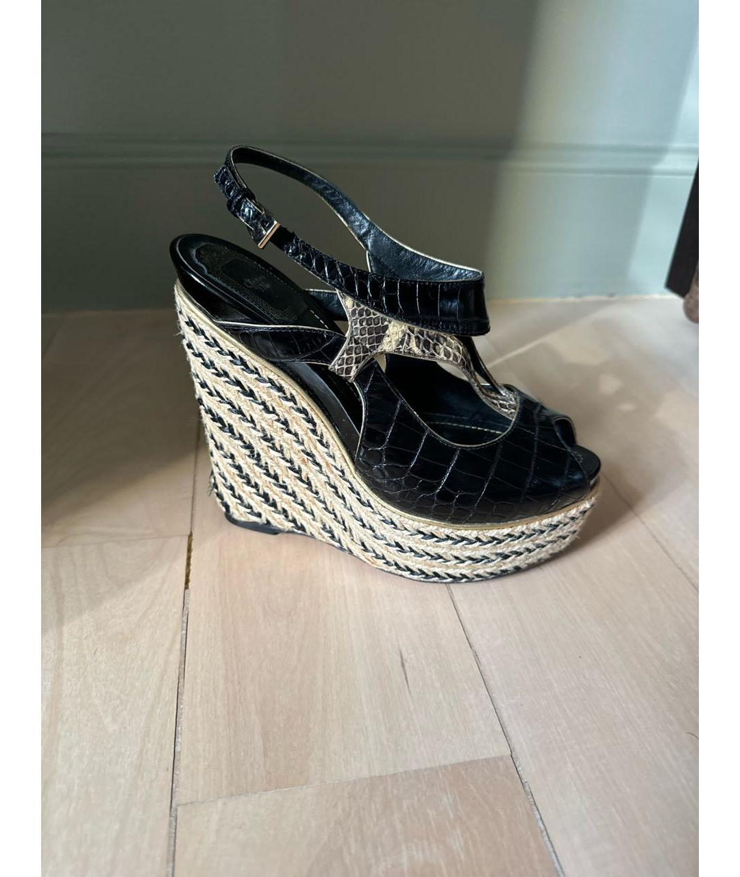 CHRISTIAN DIOR Босоножки из экзотической кожи, фото 8