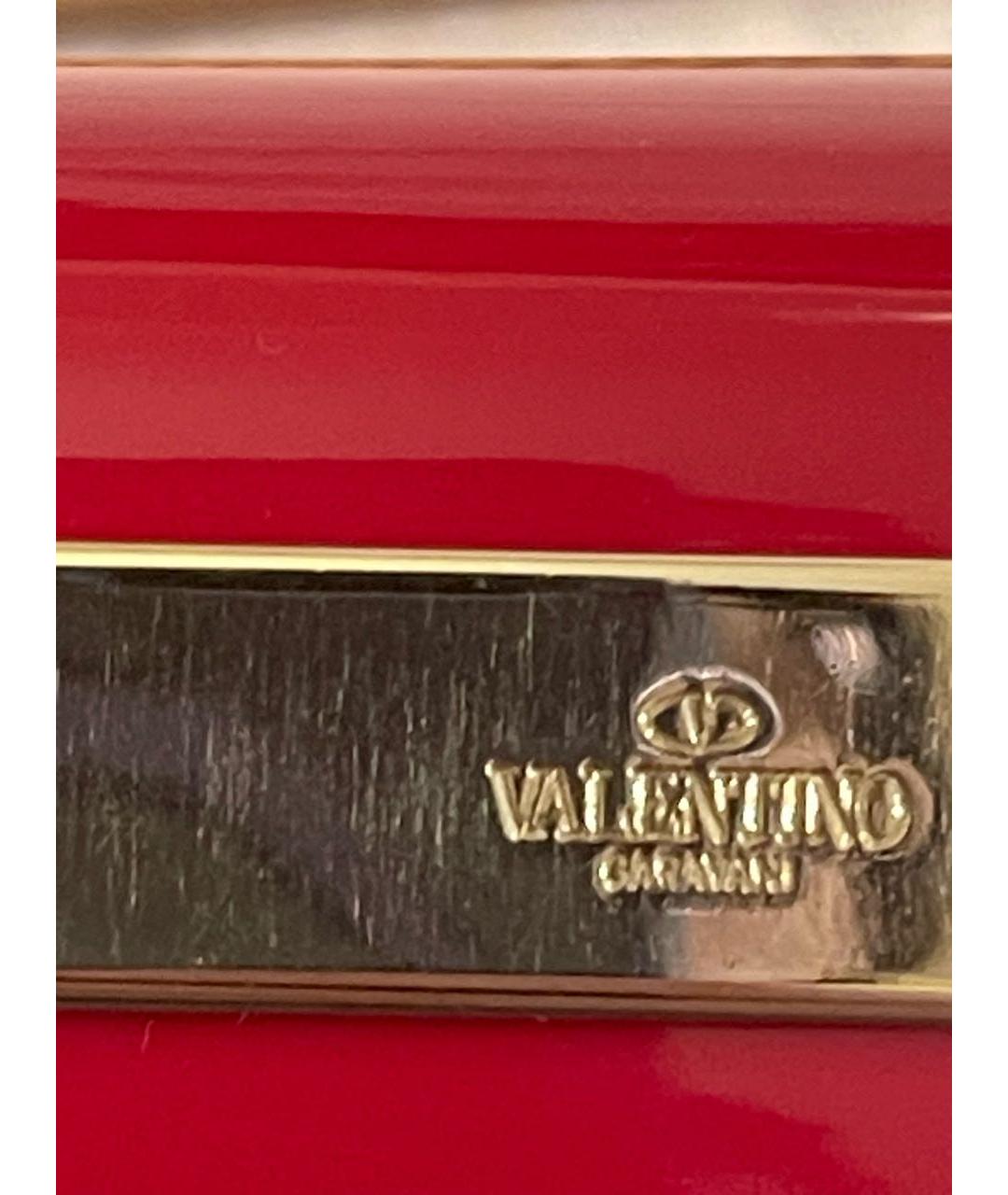 VALENTINO Красная сумка через плечо из лакированной кожи, фото 8