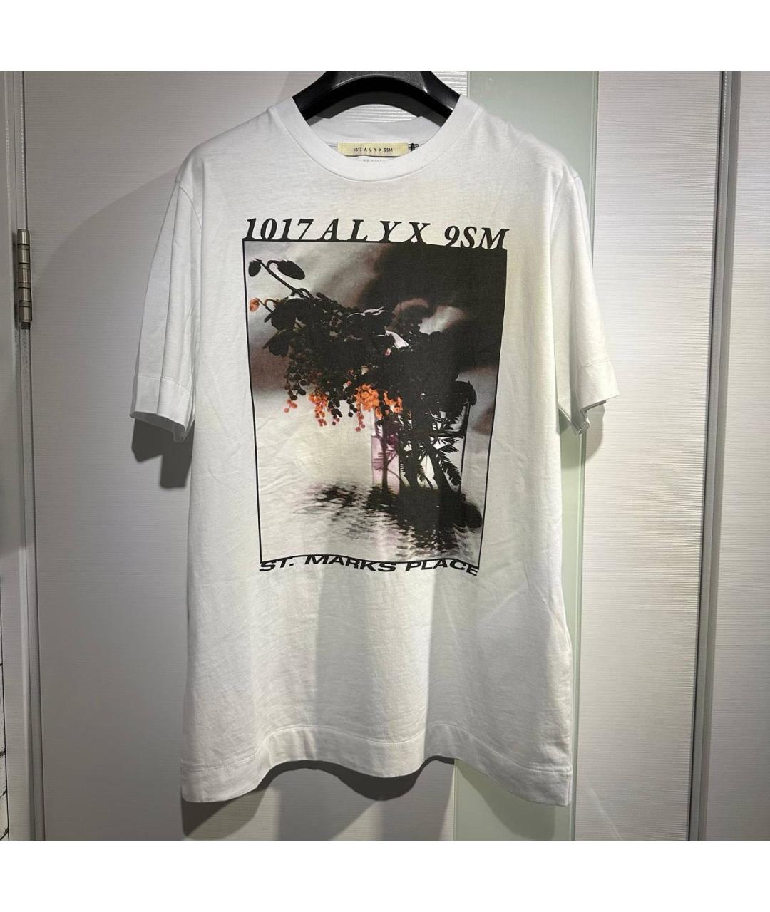1017 ALYX 9SM Белая хлопковая футболка, фото 9