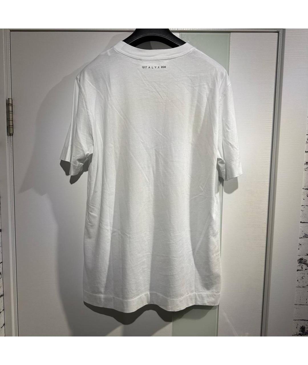 1017 ALYX 9SM Белая хлопковая футболка, фото 3