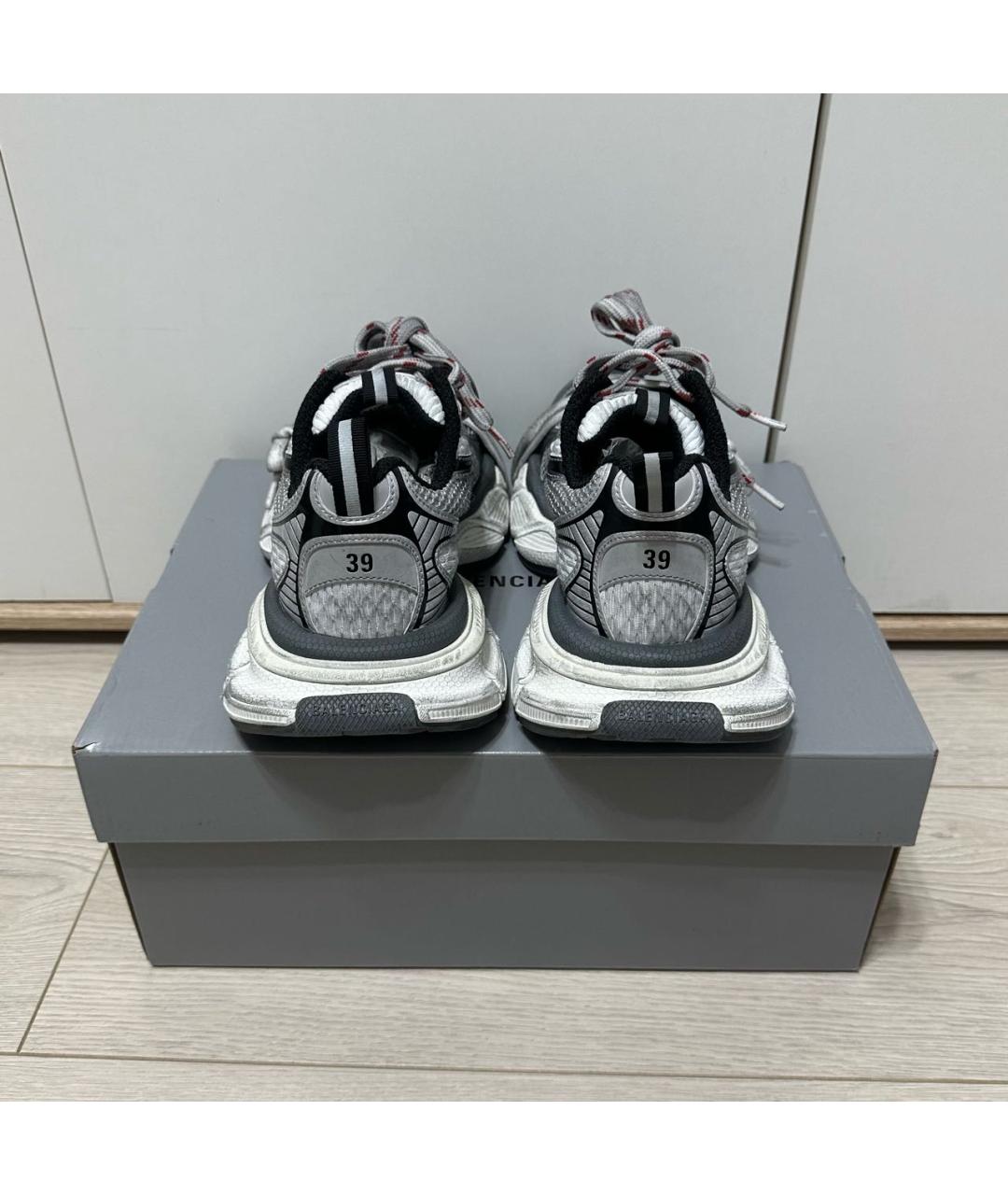 BALENCIAGA Серые кроссовки, фото 4
