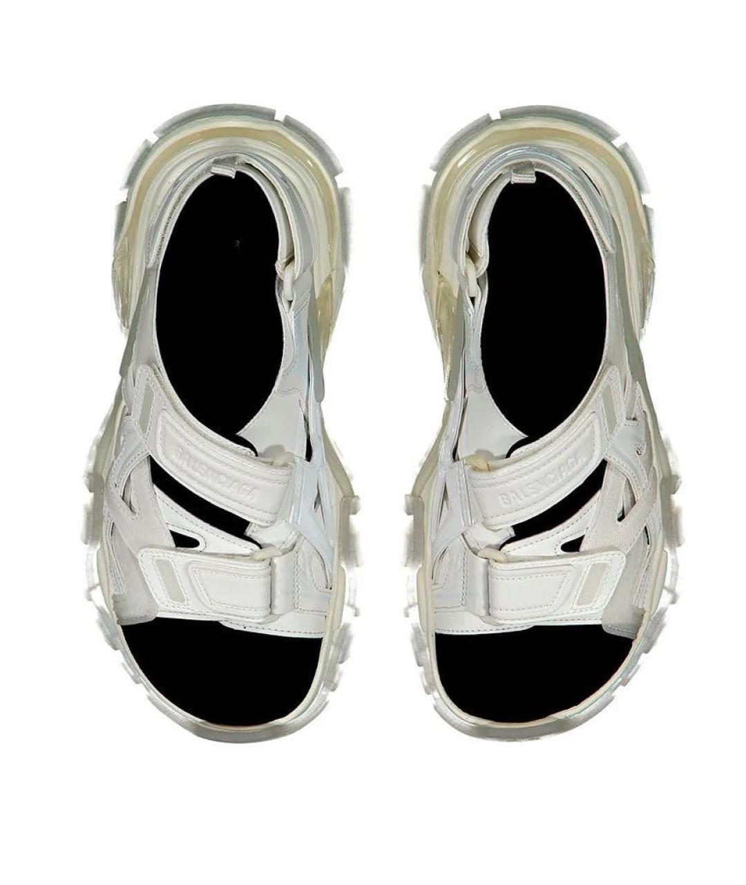 BALENCIAGA Белые сандалии, фото 3