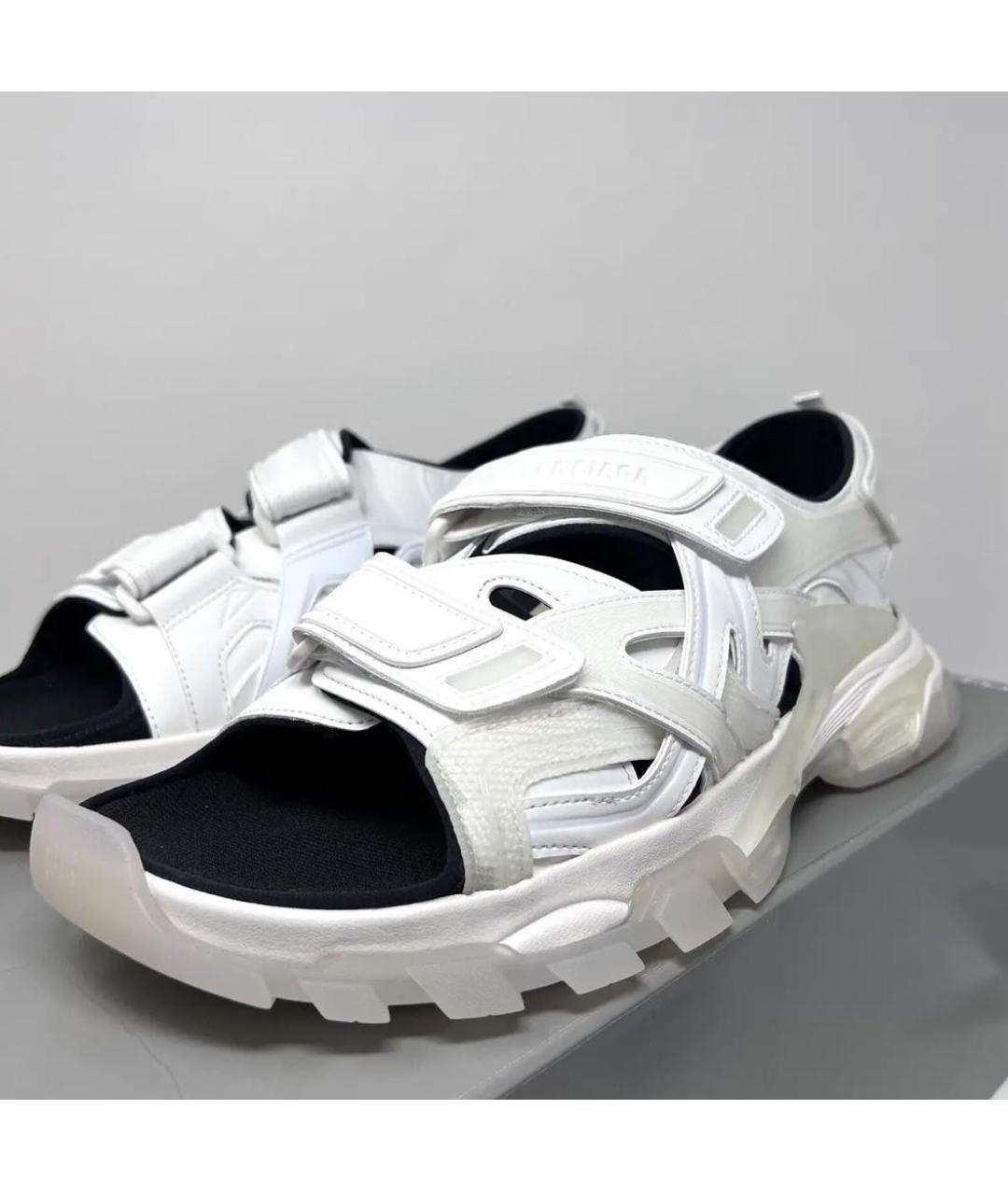 BALENCIAGA Белые сандалии, фото 6