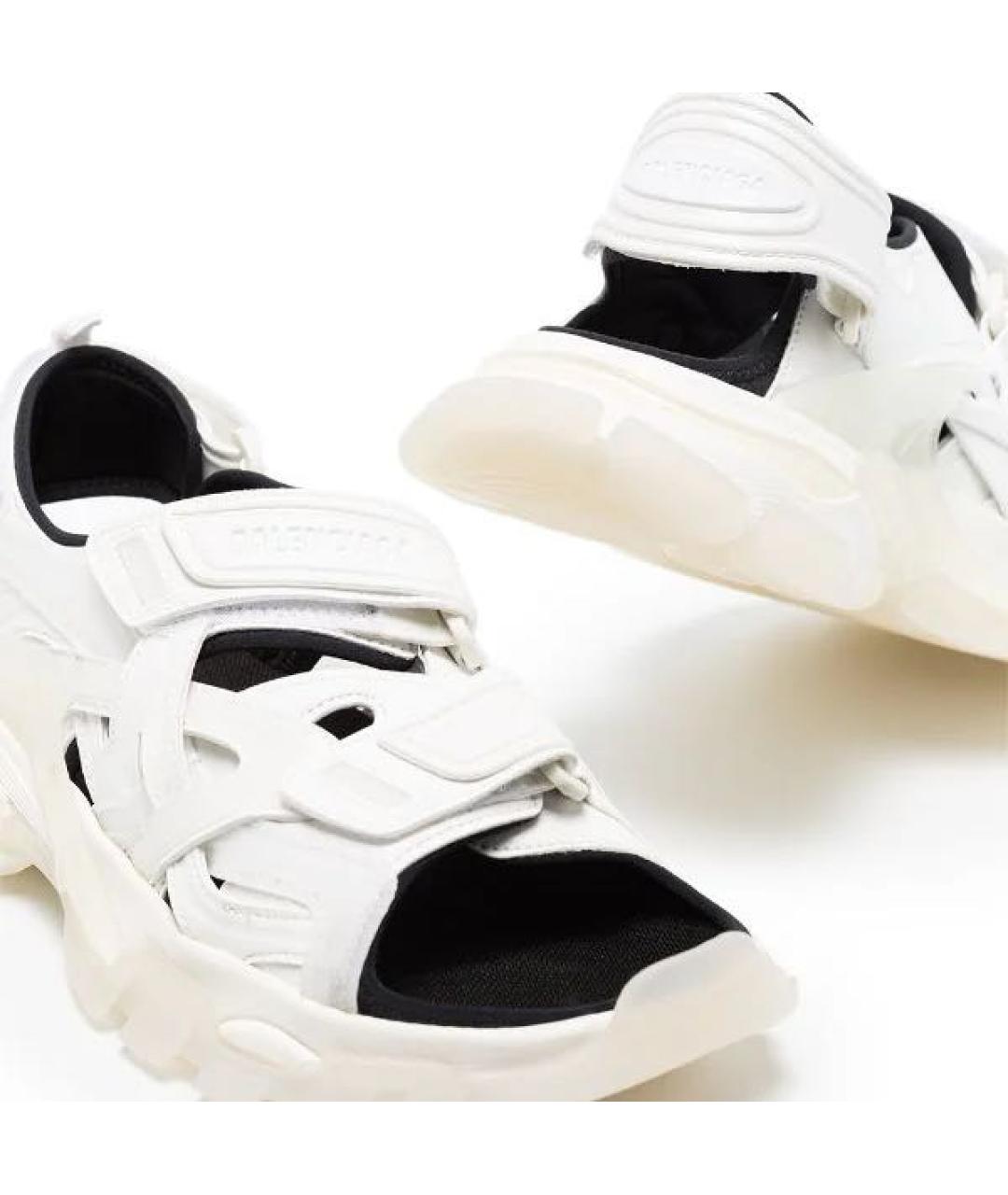 BALENCIAGA Белые сандалии, фото 7