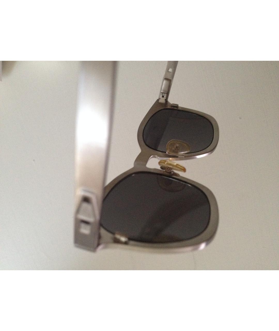 ALEXANDER WANG Серебряные металлические солнцезащитные очки, фото 6