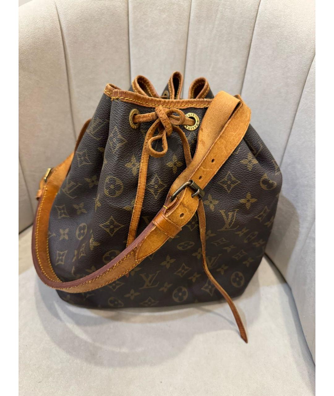 LOUIS VUITTON Коричневая сумка тоут, фото 2