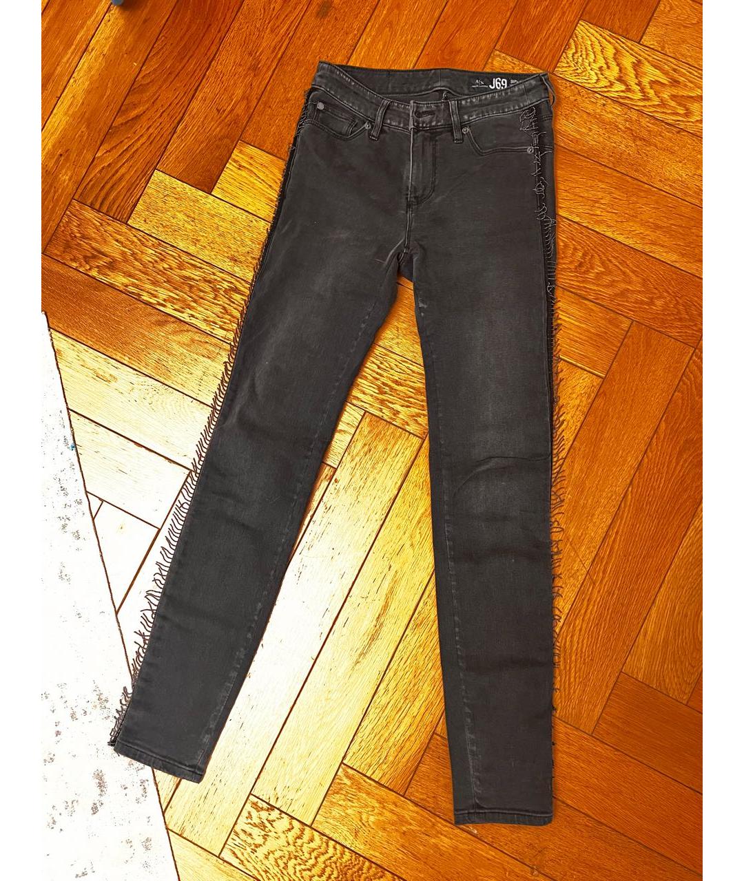ARMANI EXCHANGE Серые хлопковые джинсы слим, фото 9