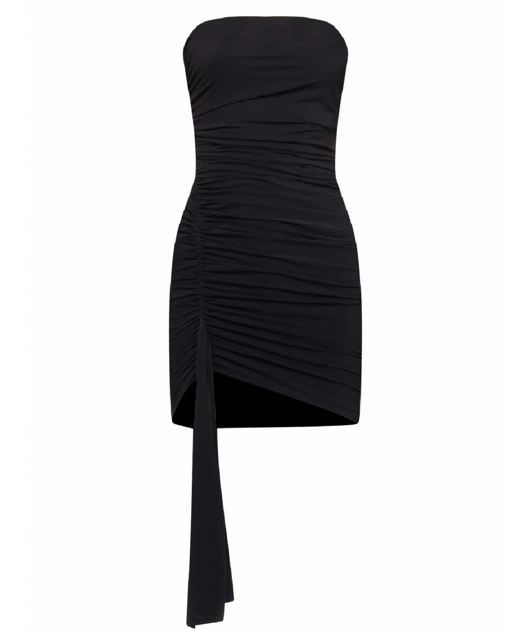 MAGDA BUTRYM Черное вискозное коктейльное платье, фото 1