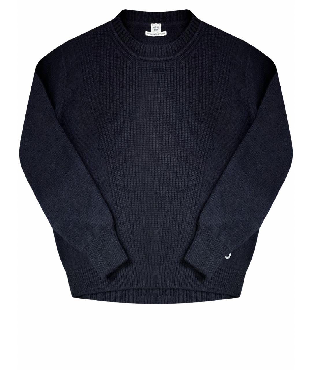 HERMES PRE-OWNED Темно-синий кашемировый джемпер / свитер, фото 1