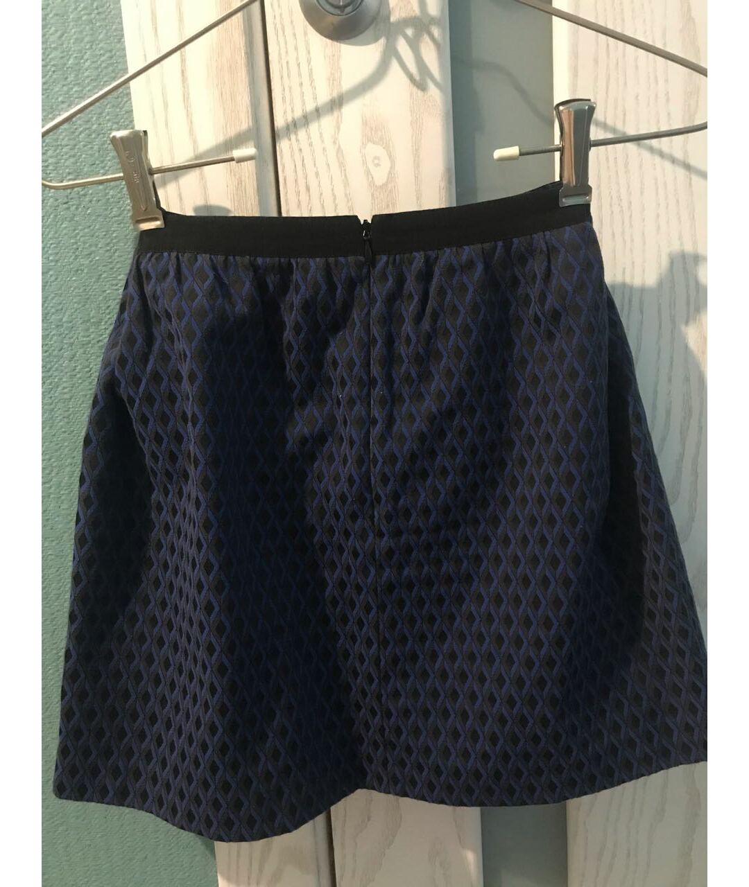 PINKO Синяя полиэстеровая юбка мини, фото 2
