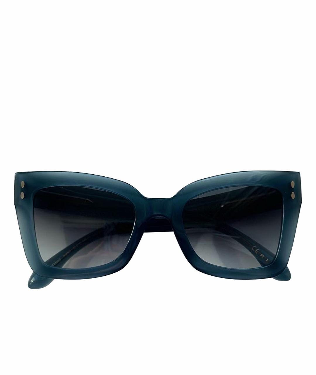 ISABEL MARANT Темно-синие пластиковые солнцезащитные очки, фото 1