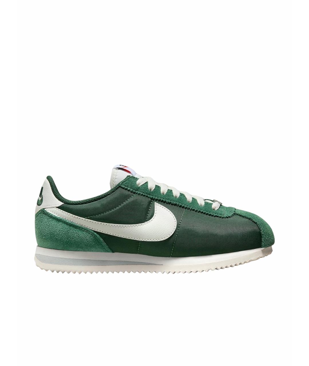 NIKE Зеленые текстильные кеды, фото 1