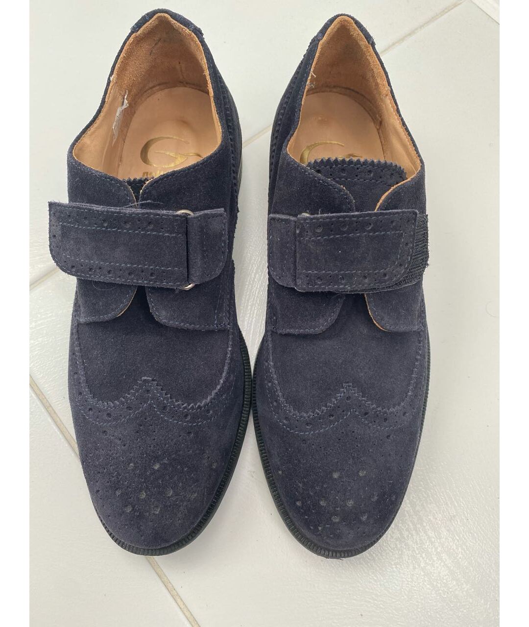 GALLUCCI Темно-синие замшевые ботинки, фото 3