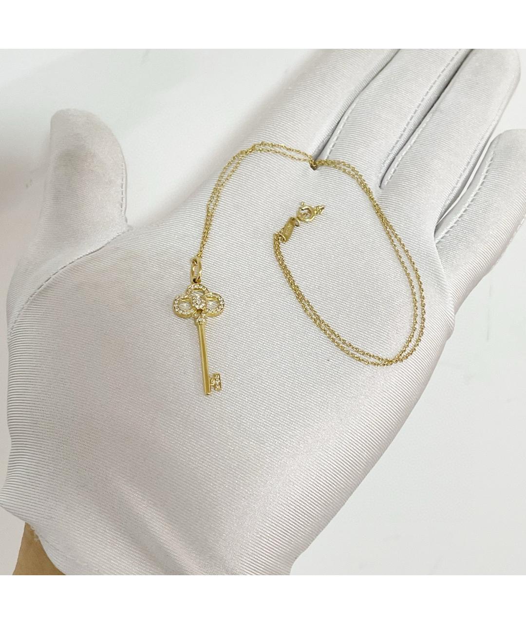 TIFFANY&CO Золотая подвеска из желтого золота, фото 6