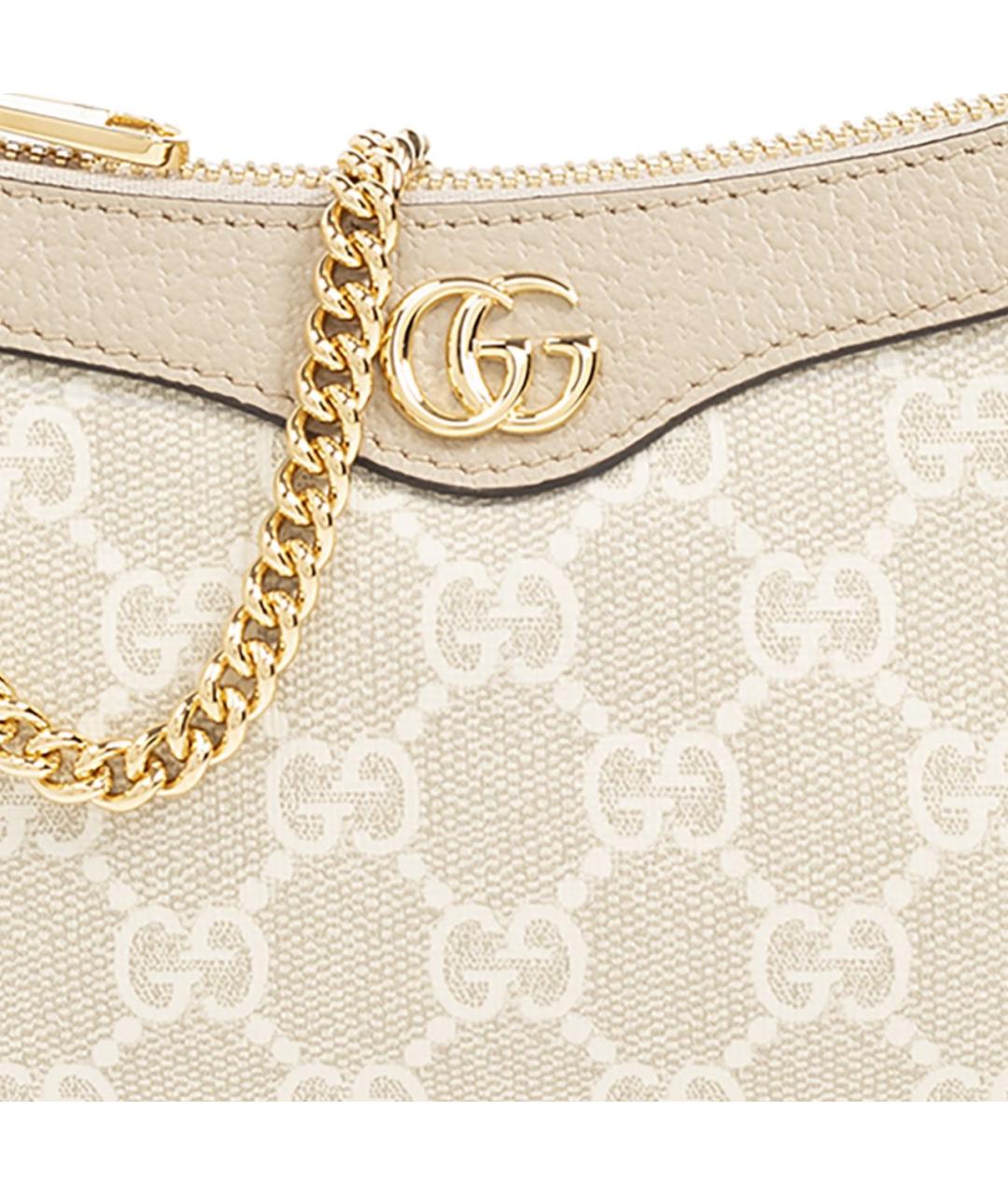 GUCCI Бежевая сумка с короткими ручками, фото 3